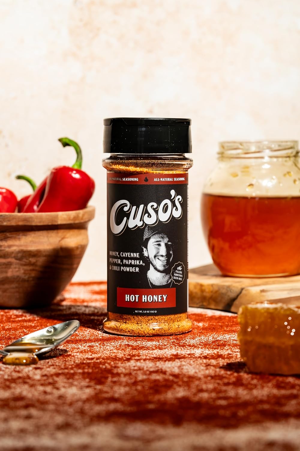 All-Purpose Spice Blend for Meat, Chicken, Pork - Hot Rub for Grilling, Smoking & Cooking - 5 oz Bottle, 1 Count BBQ Spice