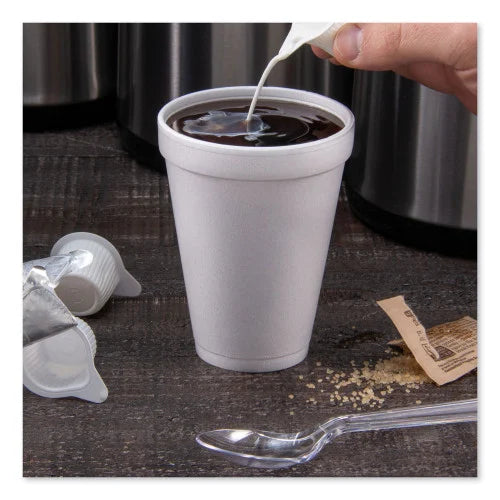 Dart® Foam Drink Cups, 12-oz., 1000 White Cups (12J12)
