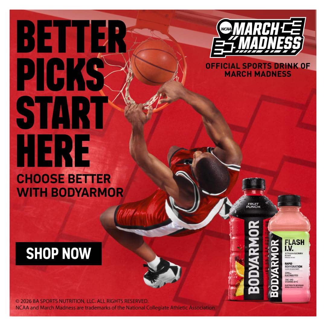 BODYARMOR Flash I.V. Electrolyte Beverage, Orange, Hydration Drink with Coconut Water For Rapid Rehydration, Post Workout Recovery, 20 Fl Oz (Pack of 12)