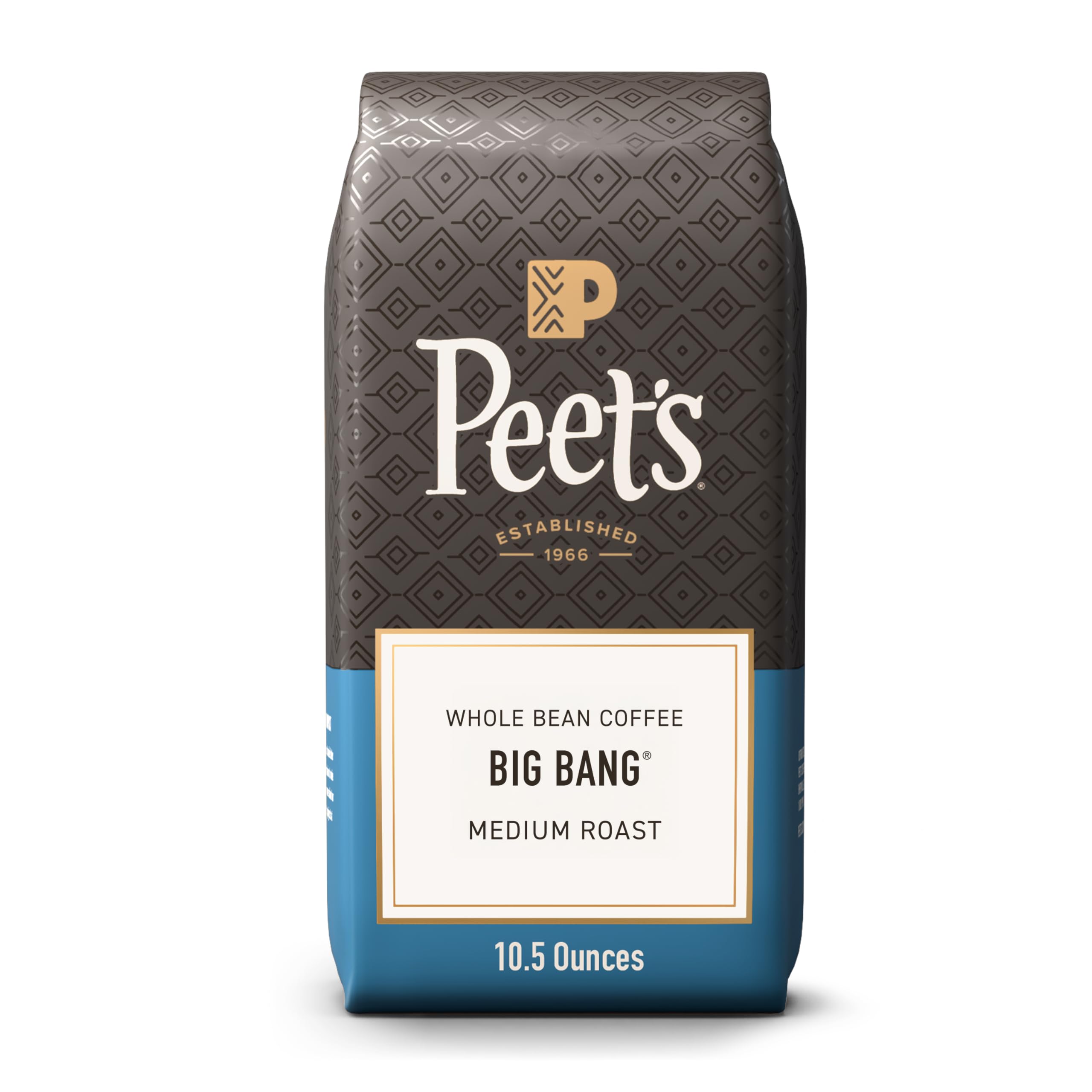 Peet's Coffee, Medium Roast Whole Bean Coffee - Big Bang  (10.5 Ounces)