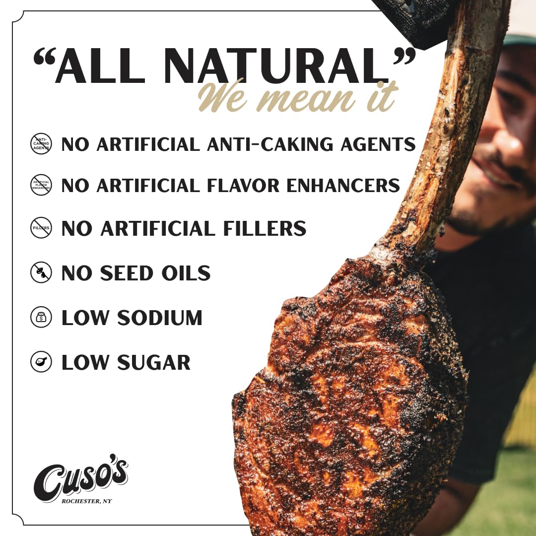 All-Purpose Spice Blend for Meat, Chicken, Pork - Hot Rub for Grilling, Smoking & Cooking - 5 oz Bottle, 1 Count BBQ Spice