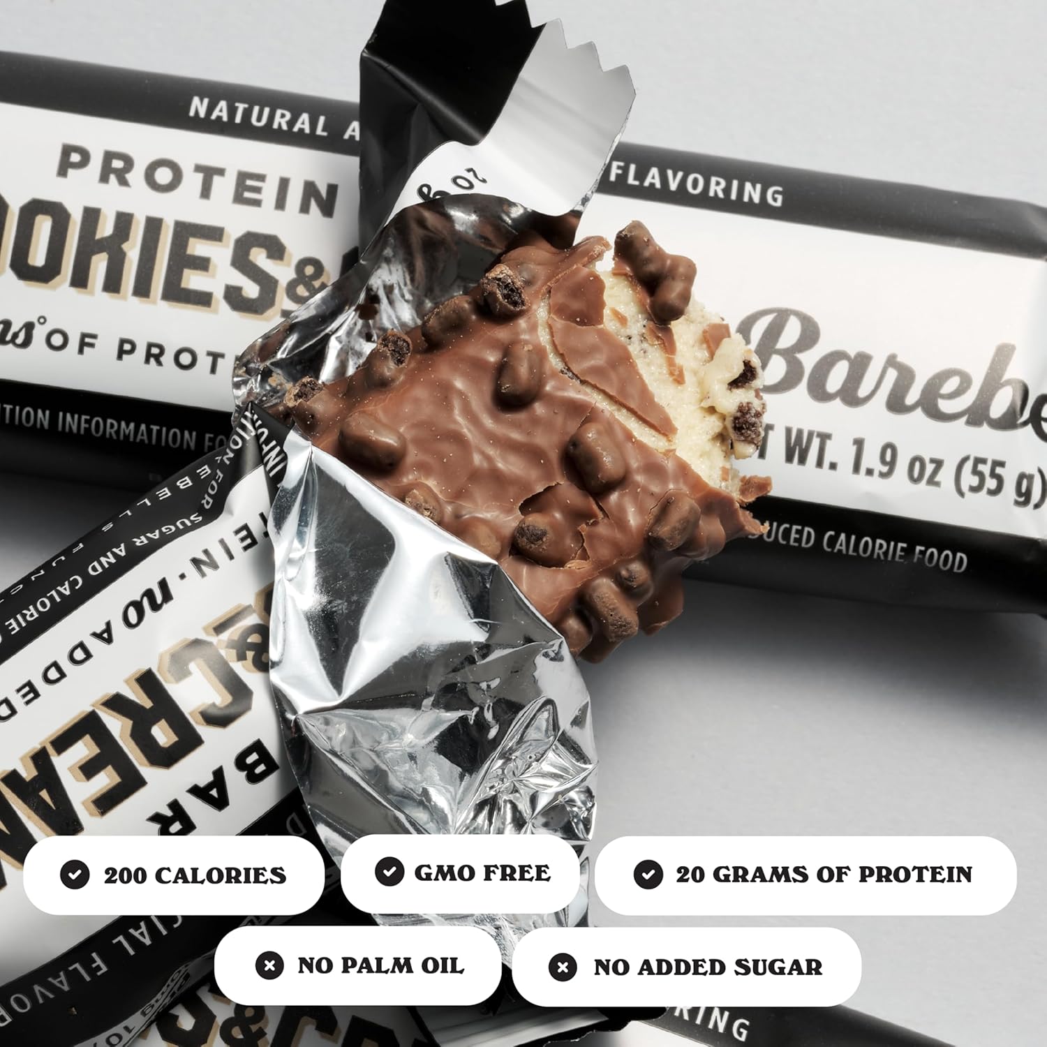 Barebells Protein Bars Cookies & Cream - 12 Count