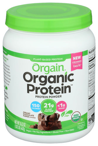Orgain Organic Vegan Protein Powder, Creamy Chocolate Fudge (Pack of 2) 2lb & 1lb