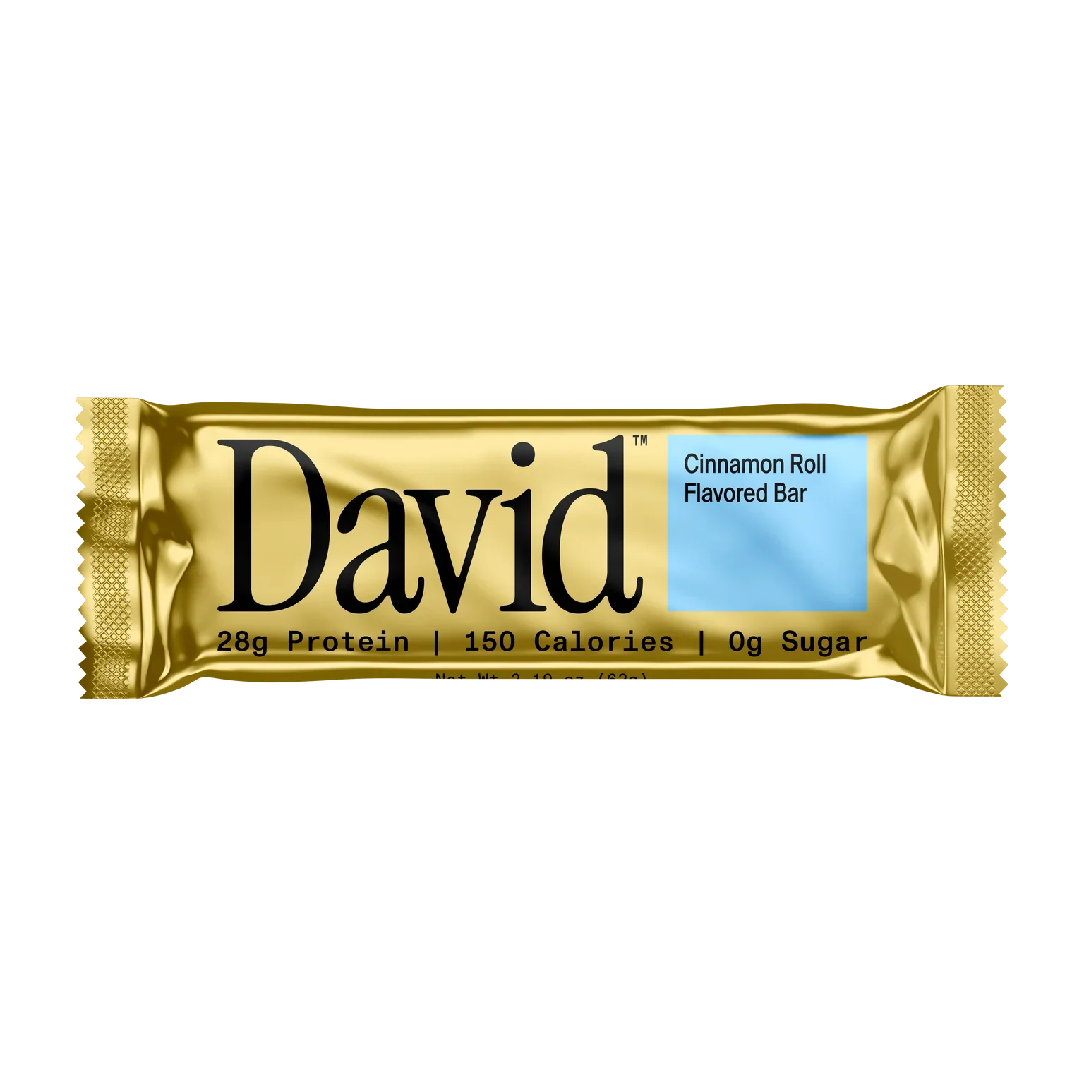 David Protein Bar, Cinnamon Roll, Pack of 12