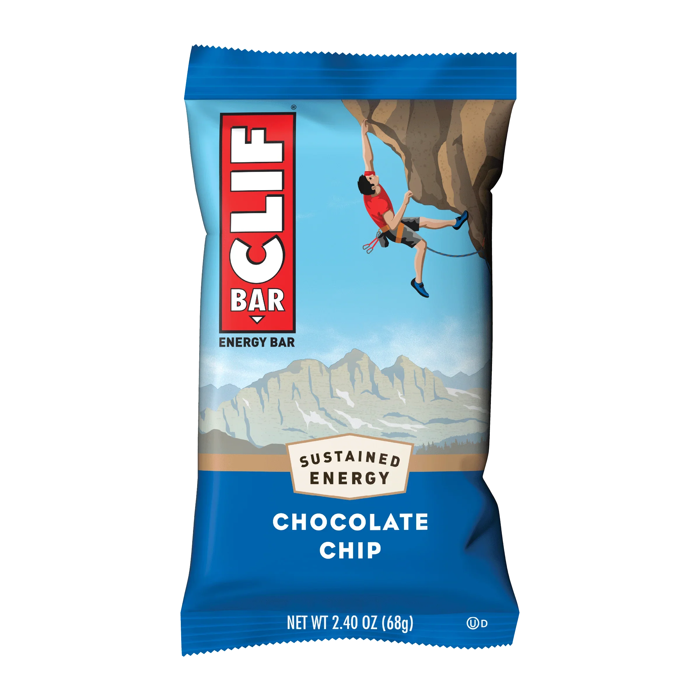 CLIF BAR - Energy Protein Bars - Chocolate Chip (12 Count)
