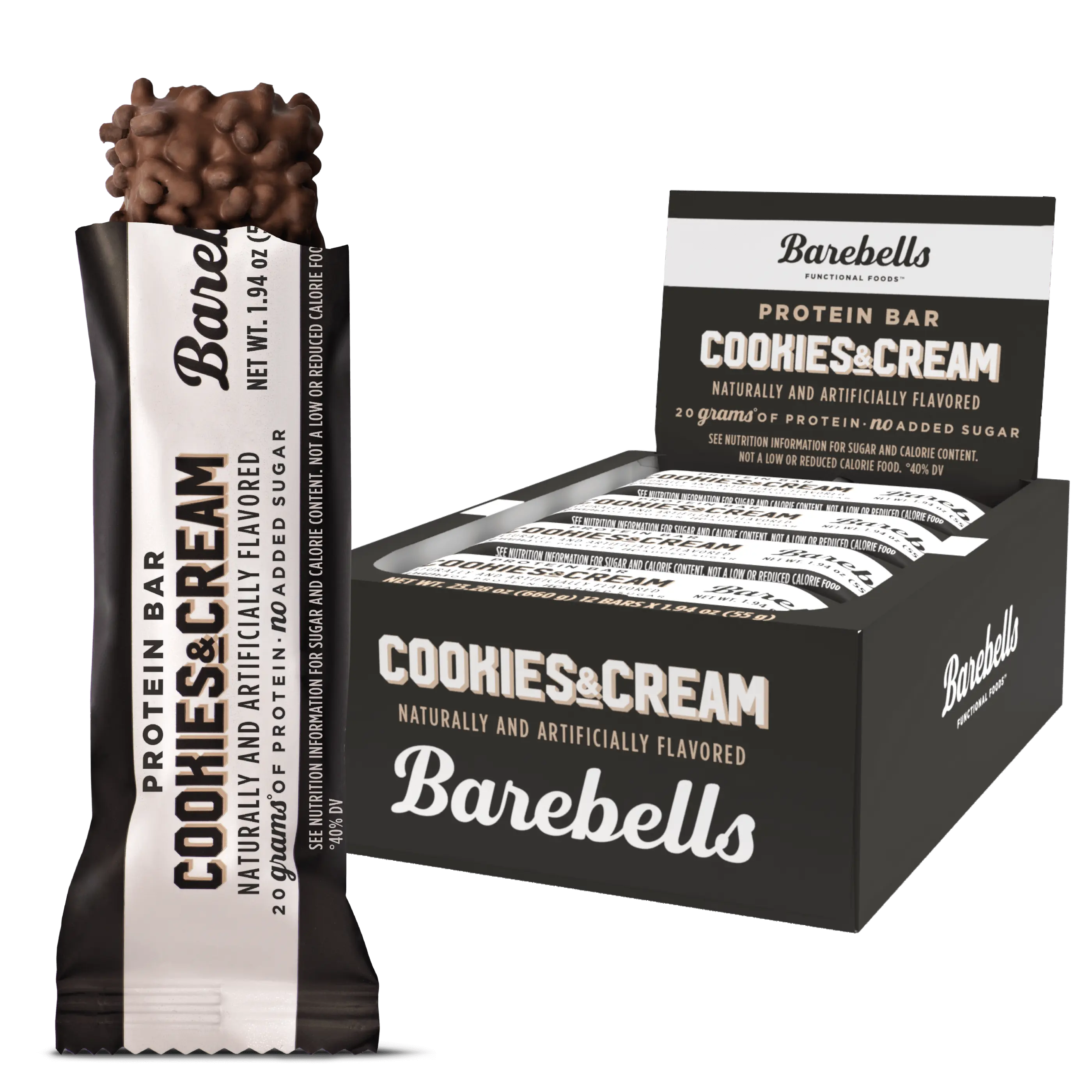 Barebells Protein Bars Cookies & Cream - 12 Count